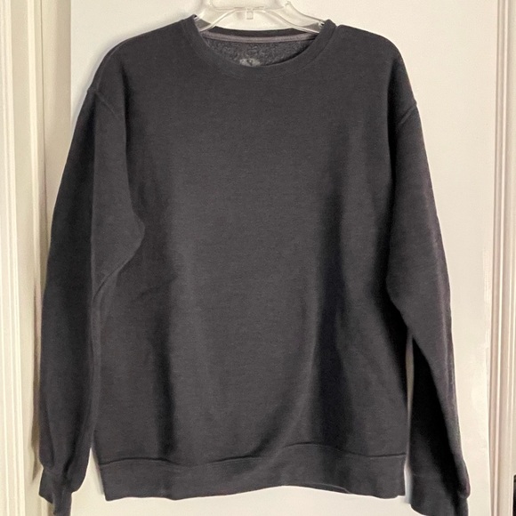 Men’s M: Fruit of the Loom Crew Neck Sweatshirt Navy Blue Cotton 
Pre owned - Picture 1 of 4
